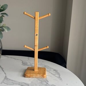 Wooden Mug Tree Stand